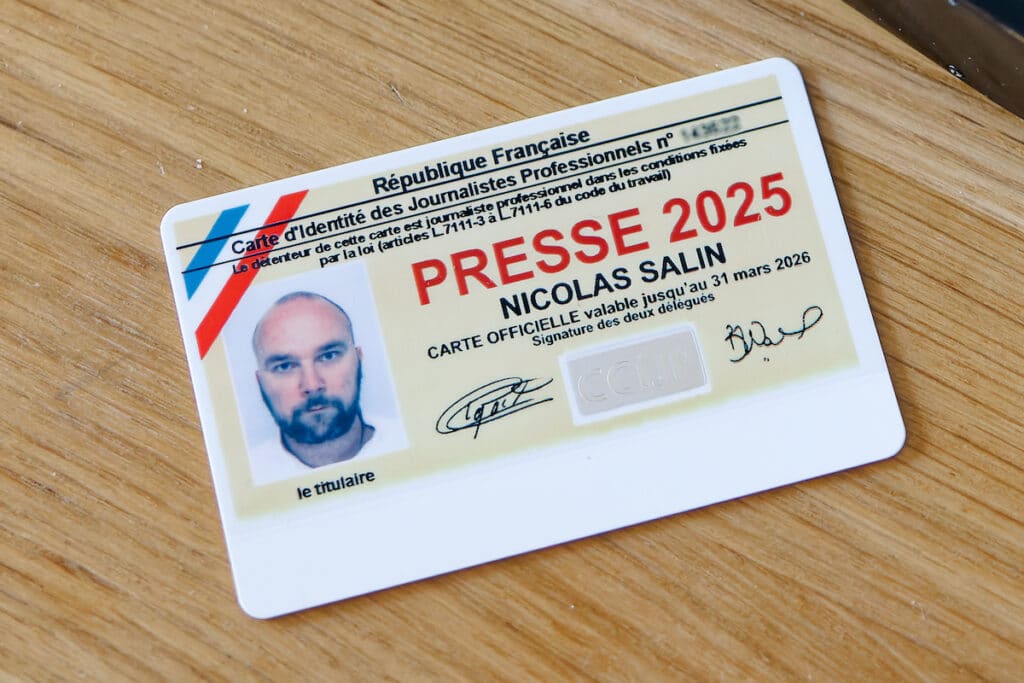 La carte de presse, enfin ! Nicolas Salin